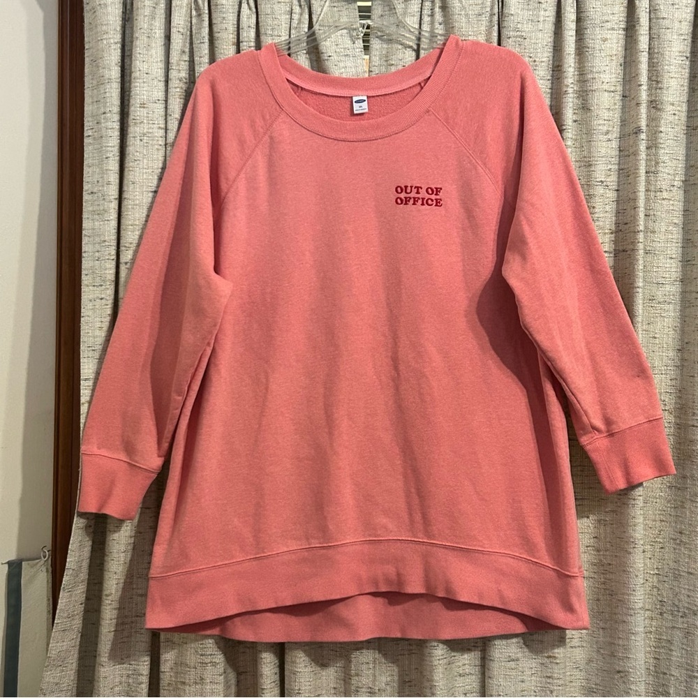 Old Navy Out Of Office Boyfriend Tunic Sweatshirt - XXL